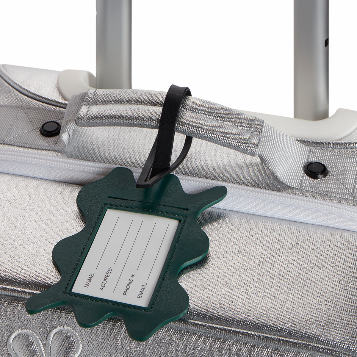 Squiggly Luggage Tag Vegan Leather Olive / State Bags Top Pick