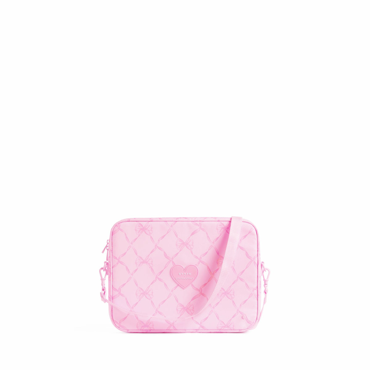 STATE x LoveShackFancy Allen Laptop Case Pink Peppermint / State Bags Latest