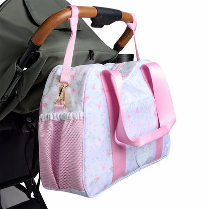 STATE x LoveShackFancy Bella Diaper Tote Confetti Bloom / Wildflower Blue / State Bags Discount
