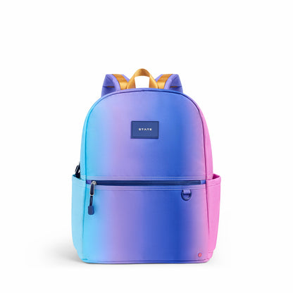 Kane Kids Double Pocket Recycled Polyester Canvas Blue Pink Gradient / State Bags Best Price
