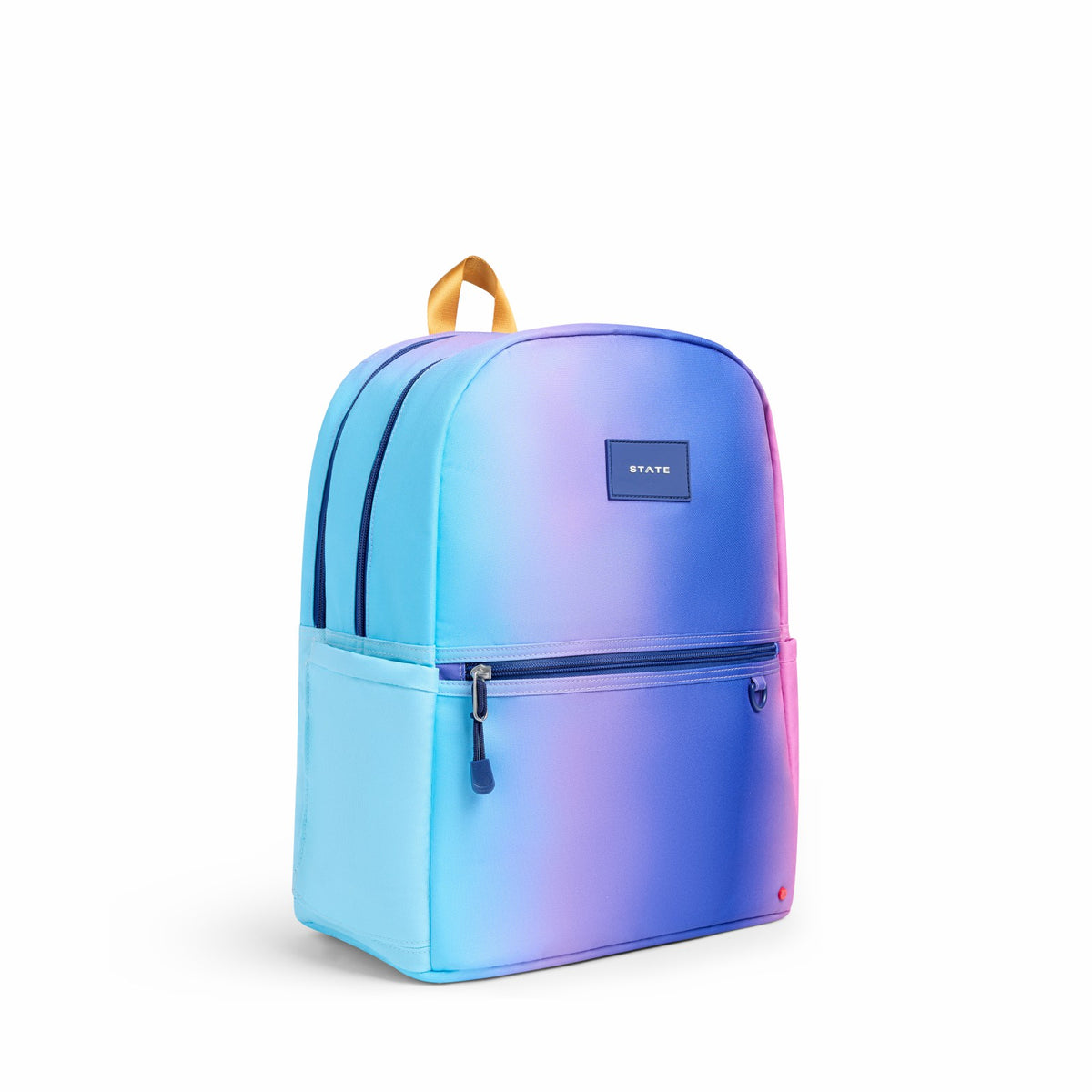 Kane Kids Double Pocket Recycled Polyester Canvas Blue Pink Gradient / State Bags Best Price