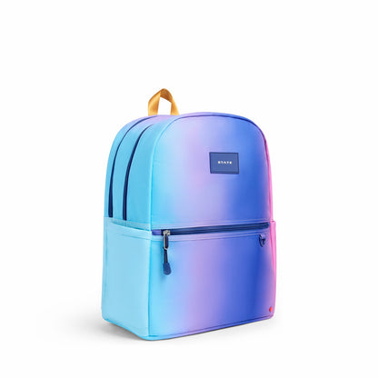 Kane Kids Double Pocket Recycled Polyester Canvas Blue Pink Gradient / State Bags Best Price