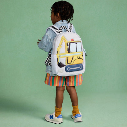 Kane Kids Mini Backpack Nylon Puffer Construction Truck / State Bags Essential