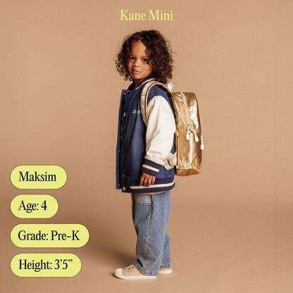 Kane Kids Mini Backpack Recycled Polycanvas Solid Butter Yellow / State Bags Exclusive