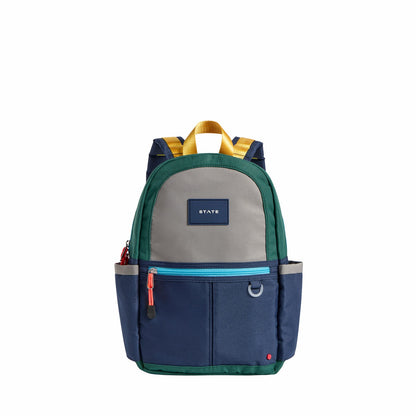 Kane Kids Mini Travel Backpack Color Block Green/Navy / State Bags Discount