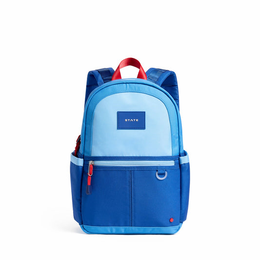 Kane Kids Mini Backpack Recycled Polycanvas Blue/Light Blue Colorblock / State Bags Special Offer