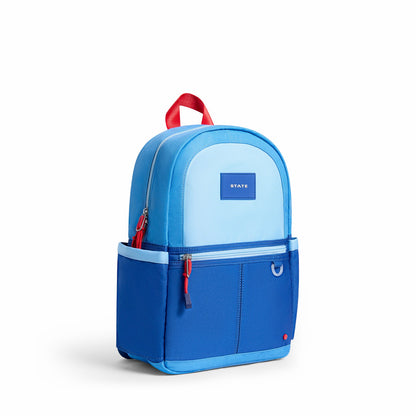 Kane Kids Mini Backpack Recycled Polycanvas Blue/Light Blue Colorblock / State Bags Special Offer