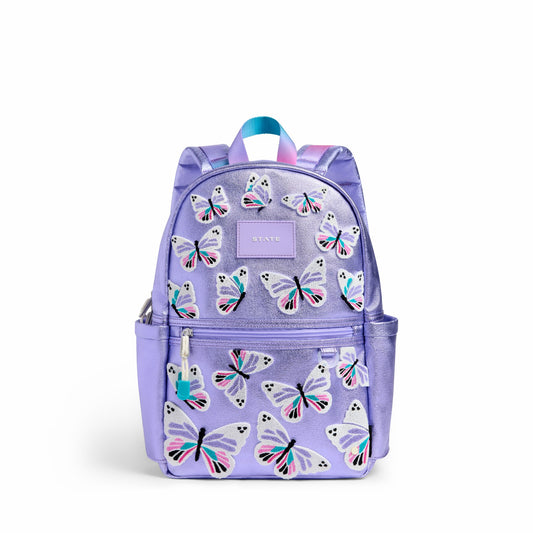 Kane Mini Backpack Metallic 3D Butterfly / State Bags New