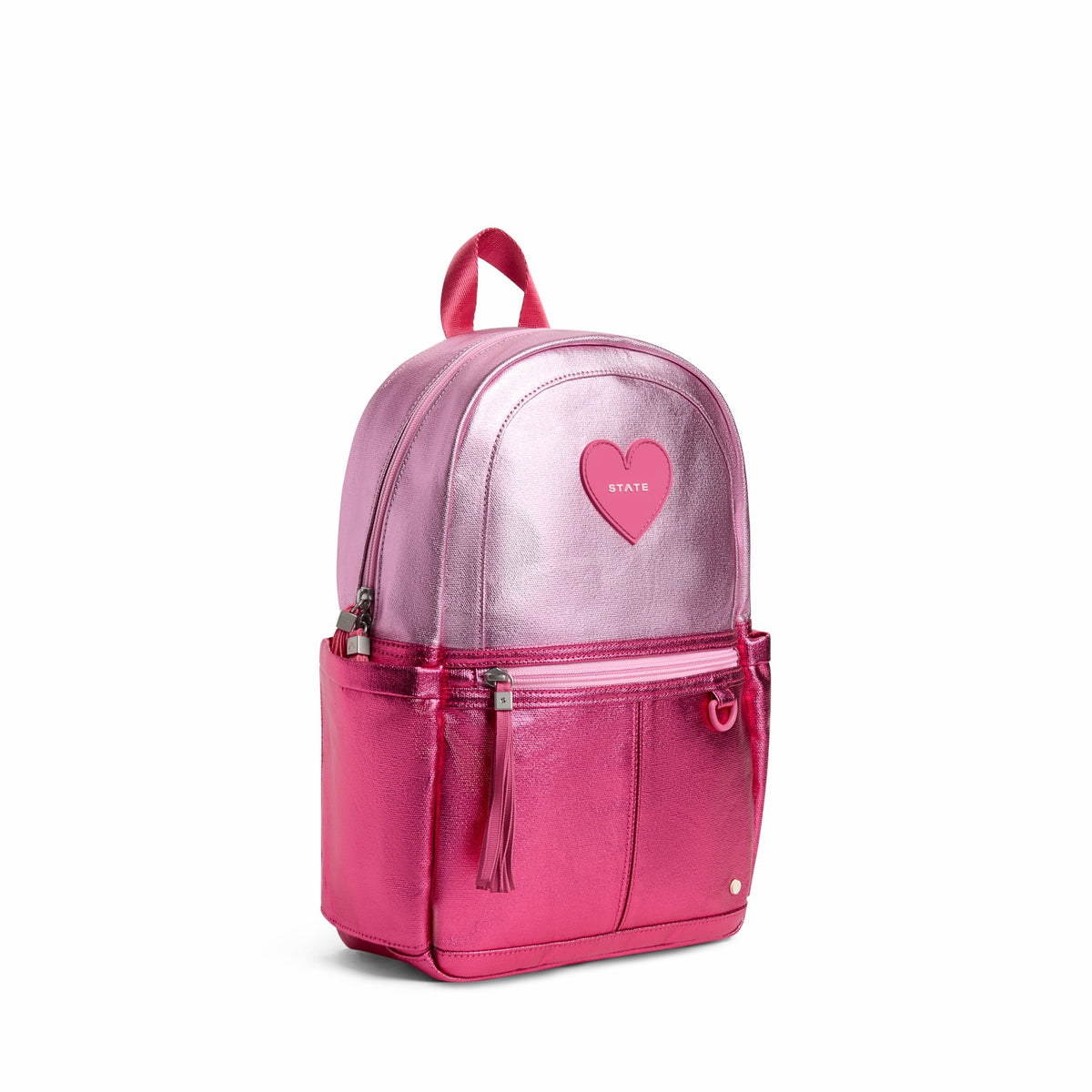 Kane Mini Backpack Metallic Pink/Hot Pink Colorblock / State Bags Featured