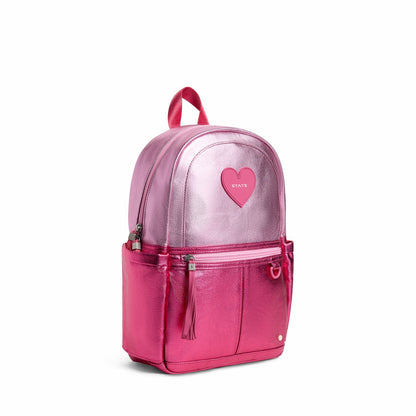 Kane Mini Backpack Metallic Pink/Hot Pink Colorblock / State Bags Featured