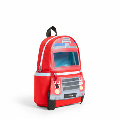 Kane Kids Mini Backpack Recycled Polycanvas Firetruck / State Bags Trusted