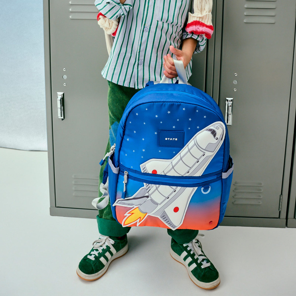 Kane Kids Backpack Nylon Puffer Spaceship / State Bags Latest