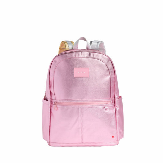 Kane Kids Large Backpack Metallic Pink/Silver / State Bags Best Seller