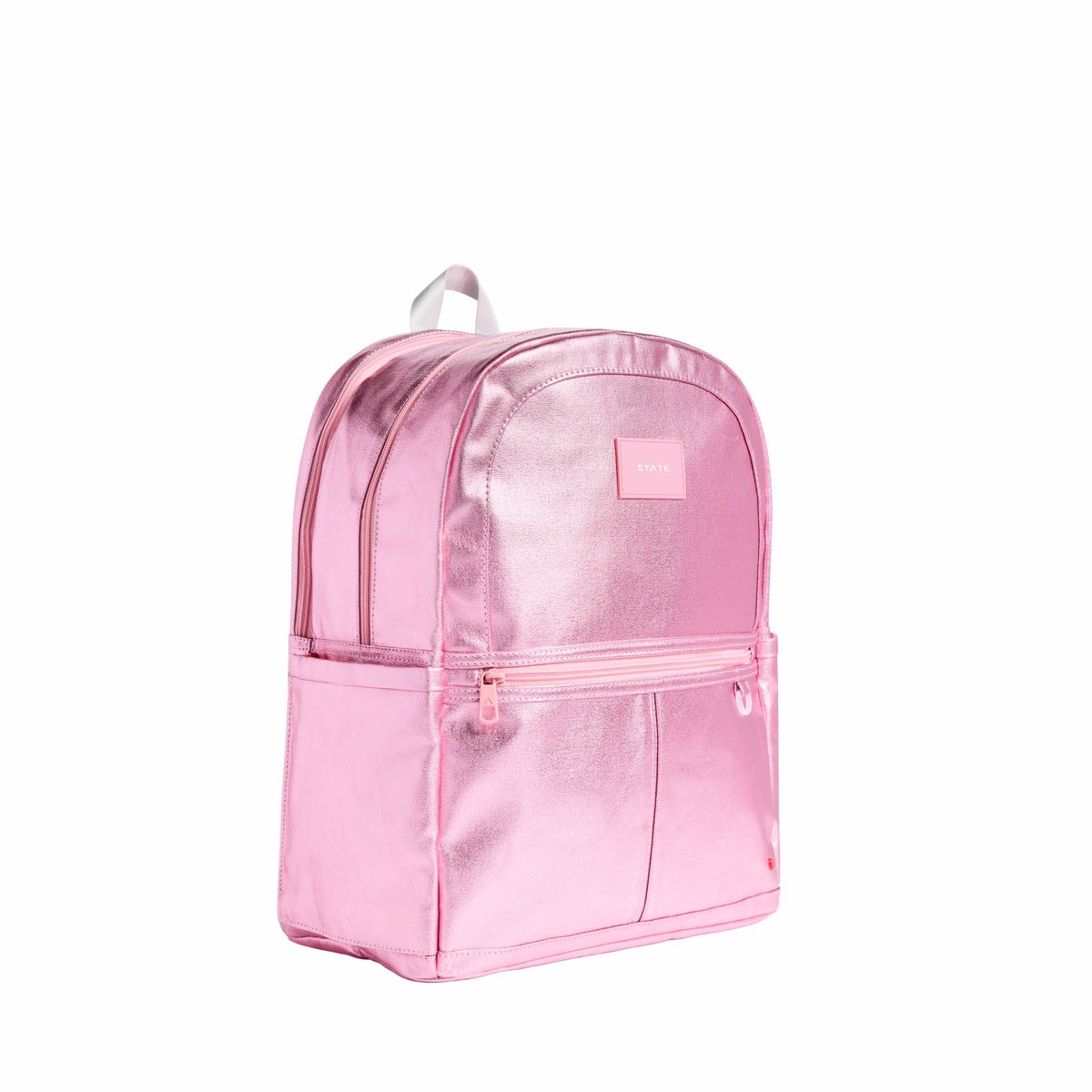 Kane Kids Large Backpack Metallic Pink/Silver / State Bags Best Seller
