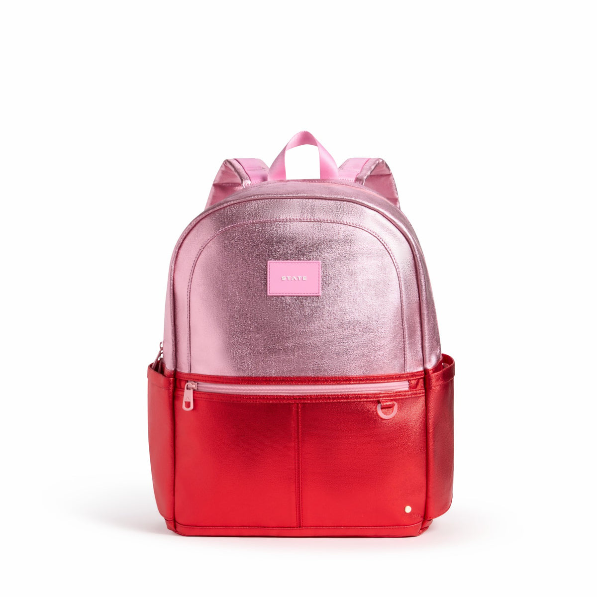 Kane Kids Large Backpack Metallic Pink/Red Colorblock / State Bags Latest