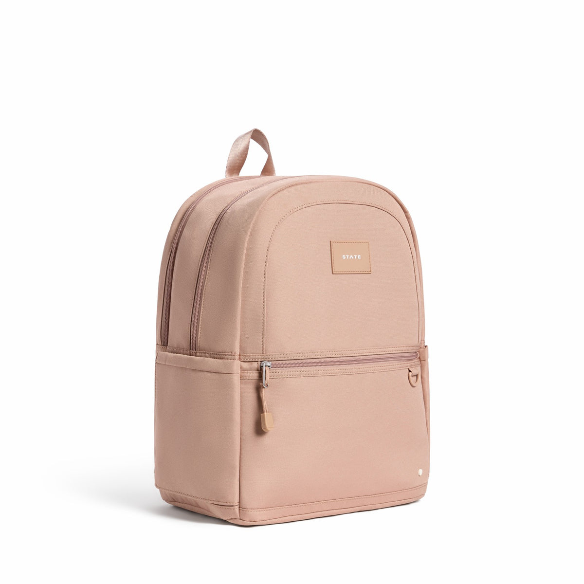 Kane Kids Double Pocket Recycled Polyester Canvas Mocha / State Bags Trending