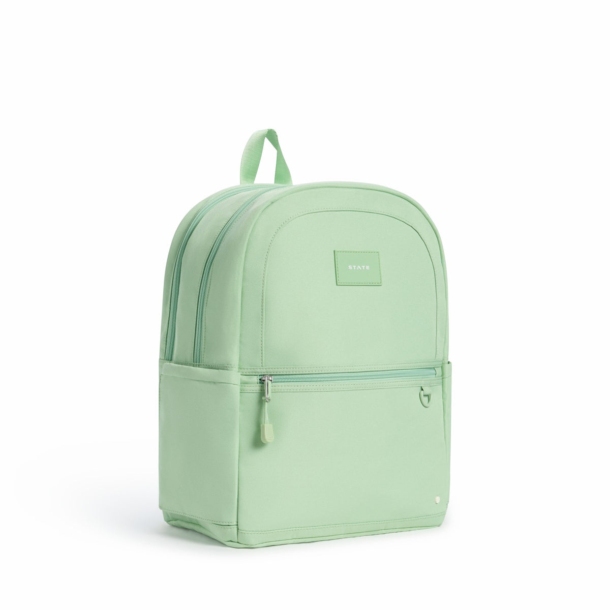 Kane Kids Double Pocket Recycled Polyester Canvas Green / State Bags Featured