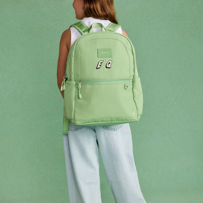 Kane Kids Double Pocket Recycled Polyester Canvas Green / State Bags Featured