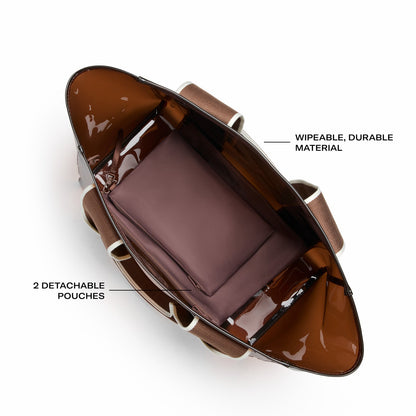 Wellington Cabana Tote TPU Brown / State Bags Signature