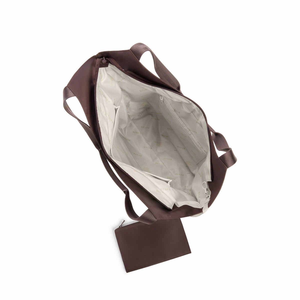 Beverly Tote Recycled Nylon Brown / State Bags Best Seller