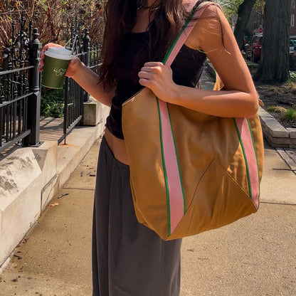 Beverly Tote Cotton Canvas Cinnamon / State Bags Signature