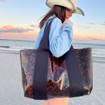 Wellington Cabana Tote TPU Tortoise / State Bags Discount