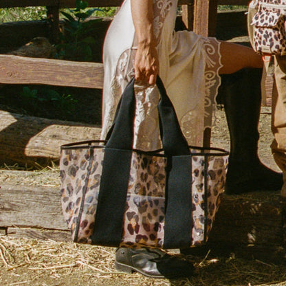 Wellington Cabana Tote Mesh Leopard / State Bags Premium