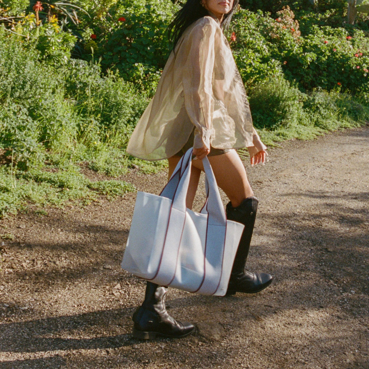 Wellington Cabana Tote TPU Light Blue / State Bags Value