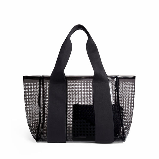 Wellington Cabana Tote Black Perforated TPU / State Bags Featured