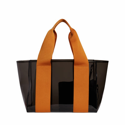 Wellington Cabana Tote TPU Black/Caramel / State Bags Exclusive