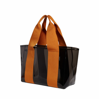 Wellington Cabana Tote TPU Black/Caramel / State Bags Exclusive