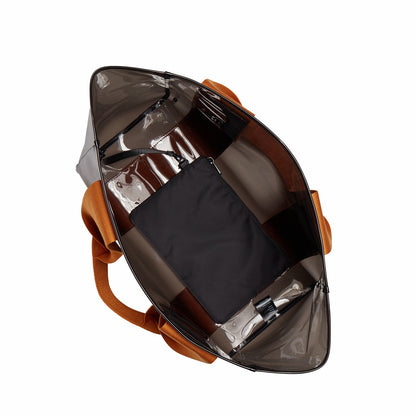 Wellington Cabana Tote TPU Black/Caramel / State Bags Exclusive