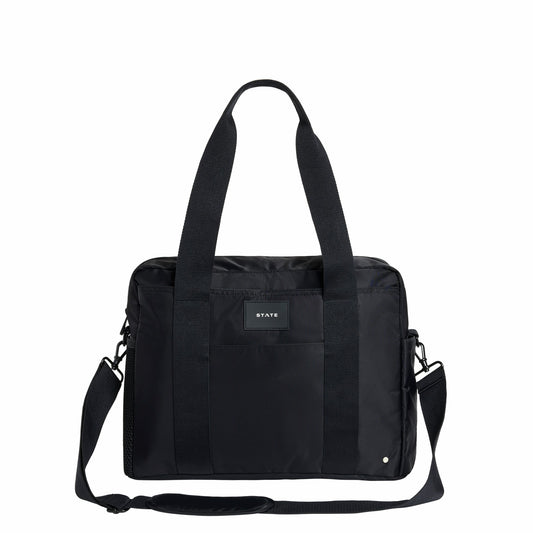 Jordan Diaper Tote Nylon Black / State Bags Popular