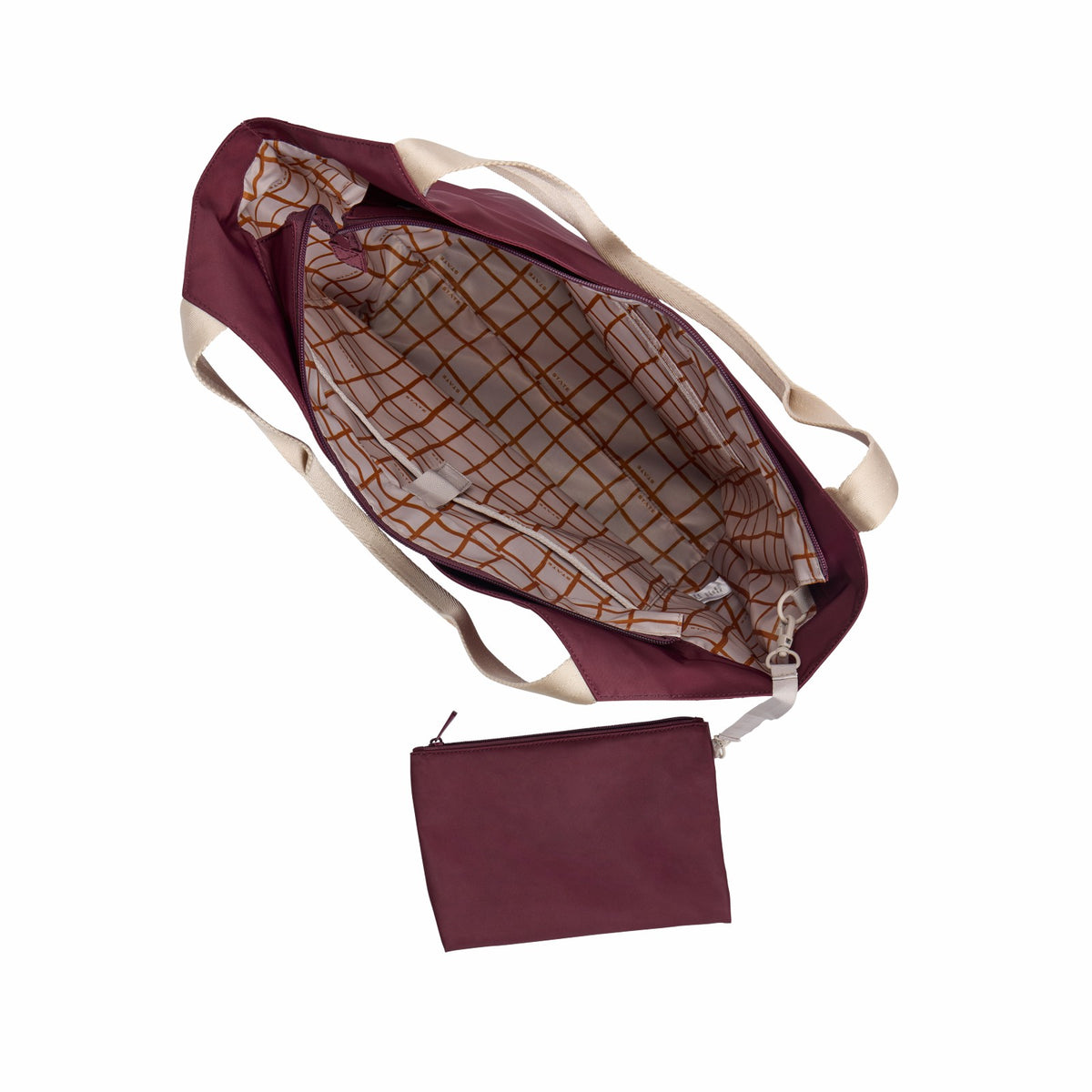 Beverly Tote Recycled Nylon Burgundy / State Bags Top Pick