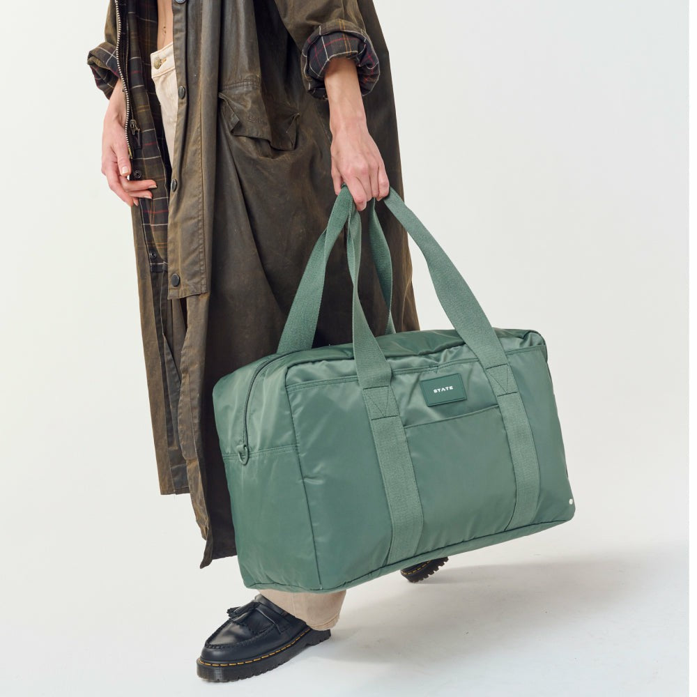 Wellington Weekender Nylon Olive / State Bags Recommended