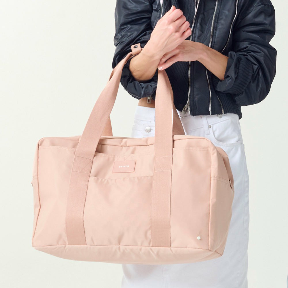 Wellington Weekender Nylon Latte / State Bags Great Value