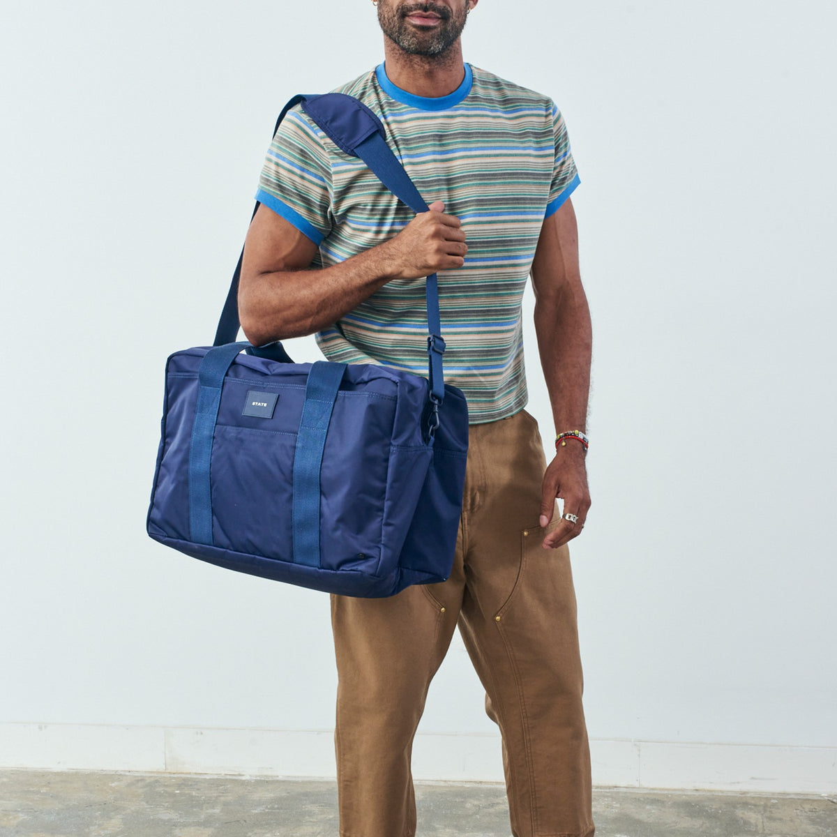 Wellington Weekender Nylon Navy / State Bags Customer Favorite