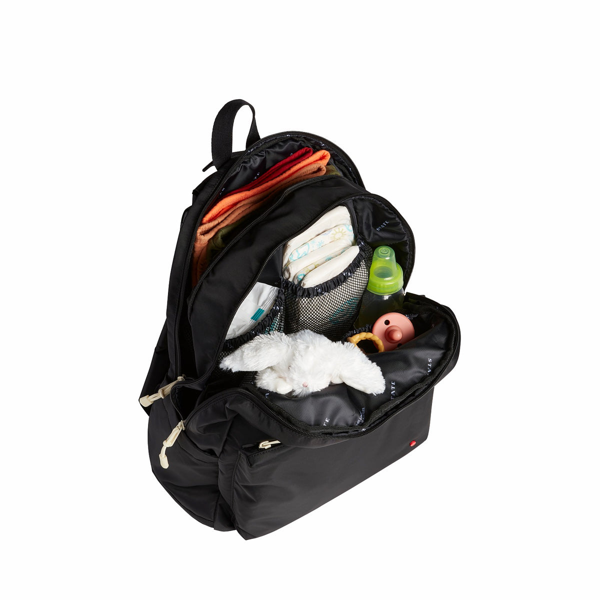 Lorimer Diaper Bag Backpack Nylon Black / State Bags Trending
