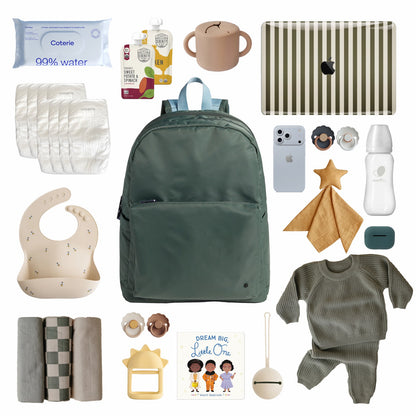 Lorimer Diaper Bag Backpack Nylon Black / State Bags Trending