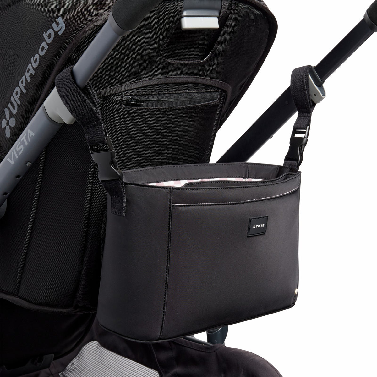 Stroller Organizer Nylon Black / State Bags Value