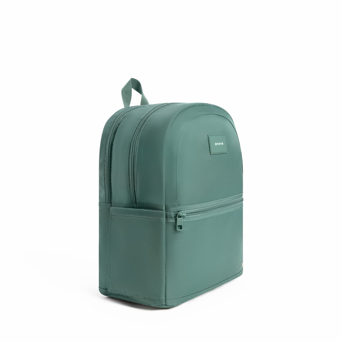 Evans Double Pocket Backpack Recycled Nylon Olive / State Bags New