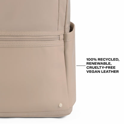 Evans Double Pocket Backpack Recycled Nylon Sand / State Bags Essential