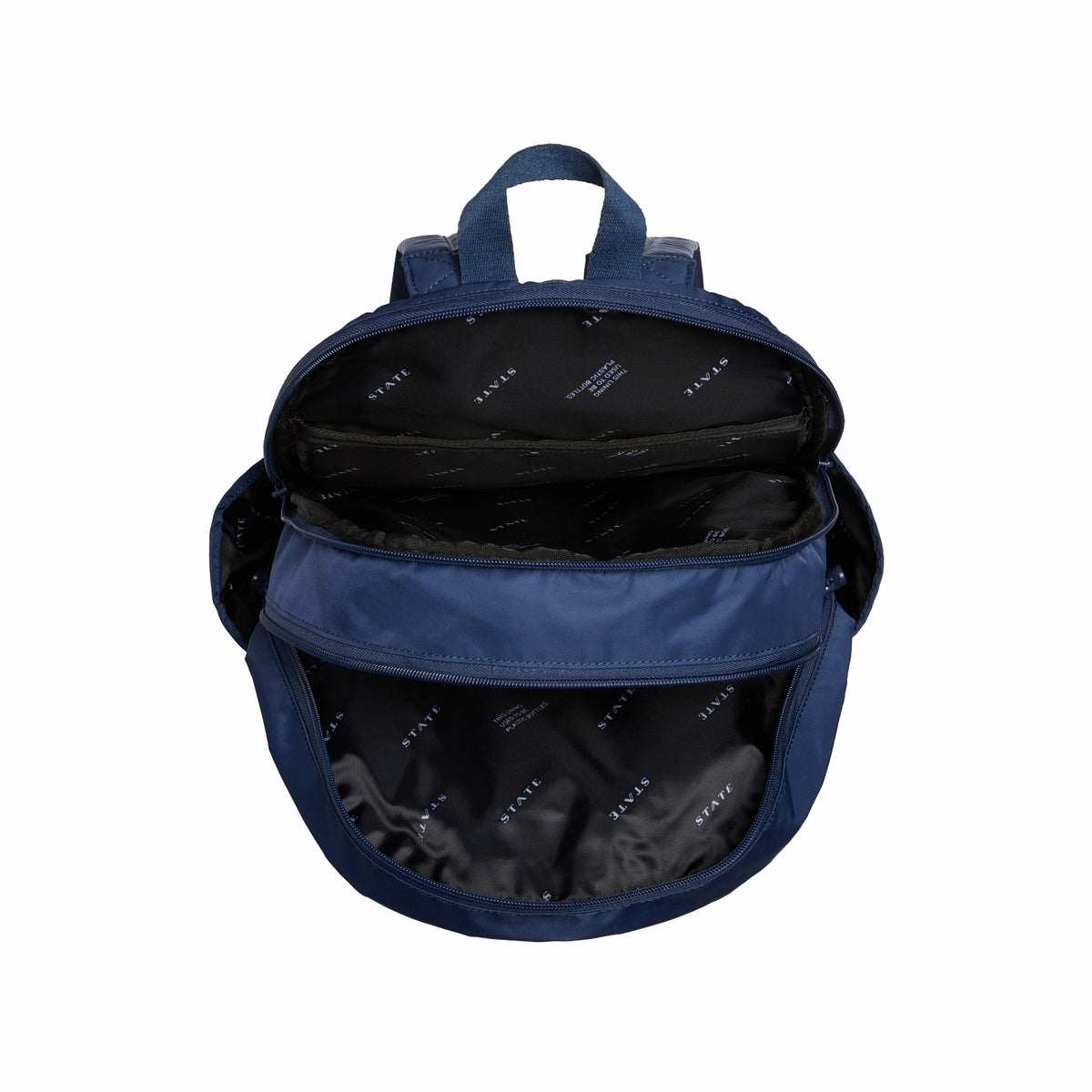 Kane Double Pocket Large Backpack Nylon Nylon / State Bags Discount