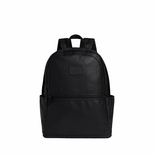 Kane Double Pocket Large Backpack Coated Canvas Black / State Bags Popular