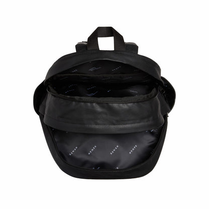 Kane Double Pocket Large Backpack Coated Canvas Black / State Bags Popular