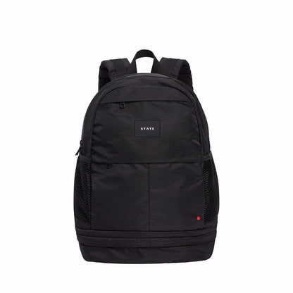 Lenox with Shoe Pocket Backpack Nylon Black / State Bags Discount