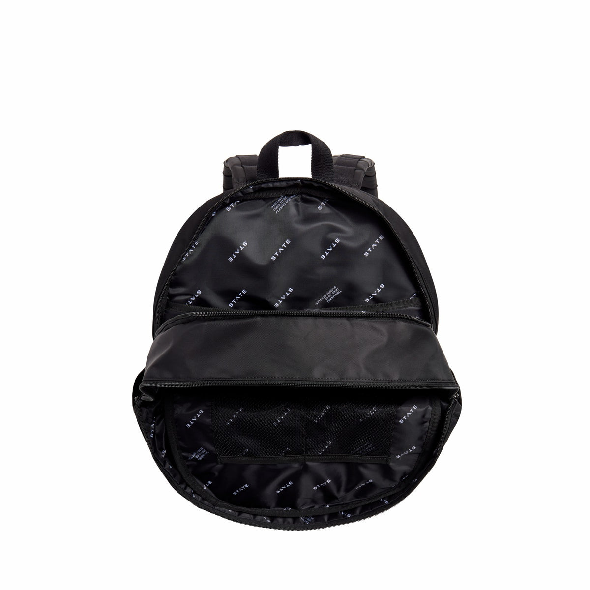 Evans Double Pocket Large Backpack Nylon Black / State Bags Essential