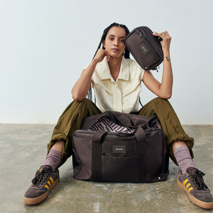 Hart Dopp Kit Nylon Brown / State Bags Special Offer