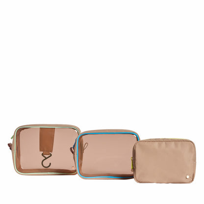 Travel Pouch Set TPU Latte / State Bags Trusted