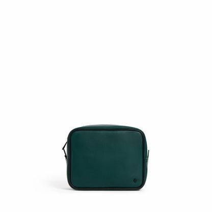 Travel Pouch Set of Two Vegan Leather Olive / State Bags Signature
